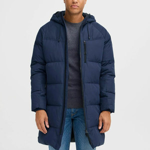 เสื้อโค้ทขนเป็ดสำหรับผู้ชายเสื้อแจ็คเก็ตแขนยาวมีกระเป๋าปิดมีซิปสำหรับฤดูหนาว - Product Image 3