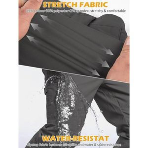 Pantalon de jogging cargo droit pour homme de qualité supérieure, personnalisé, élastique, mi-léger, respirant, avec cordon de serrage et plis sur le devant - Product Image 6