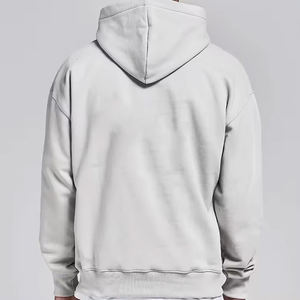 เสื้อฮู้ดลายนูนแขนยาวสำหรับผู้ชายเสื้อฮู้ดลายนูนเสื้อฮู้ดผ้าฝ้ายฝรั่งเศสสำหรับ100% - Product Image 2