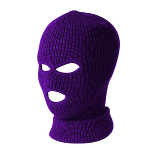 Pasamontañas Máscaras de esquí Transpirable Unisex Hombres Tejido 3 agujeros Ligero Venta al por mayor Colores personalizados Secado rápido Personalizar Diseño de logotipo - Product Image 4