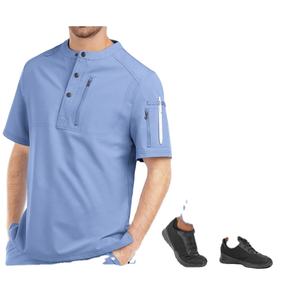 Uniformes Médicos de Lujo para Hombres, Uniformes de Enfermería, Pantalones Deportivos para Trabajadores, Conjuntos de Uniformes Médicos para Hombres y Mujeres, Uniforme Médico de Hospital 2026 - Product Image 2