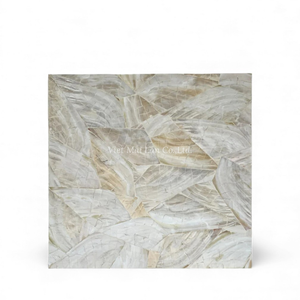 Taburetes Hechos a Mano con Madreperla, Elegantes Muebles de Asiento con Incrustaciones de Concha para Decoración de Hogar de Lujo - Product Image 3