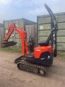 Qualité supérieure Kubota K008-3 Mini pelleteuse à moteur diesel Petite pelleteuse sur chenilles d'occasion à bas prix Choix parfait - Product Image 3