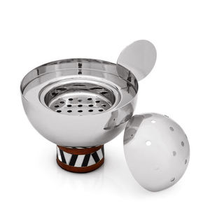Prêt à l'emploi Brûleur d'encens Bakhoor arabe de style moderne en stock Mabkhar en bois poli doré et diffuseur de plateau à vendre - Product Image 5