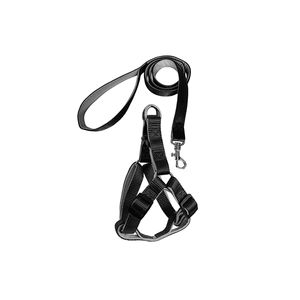 Guinzaglio per cani in tessuto con guinzaglio 32*47-110 cm nero