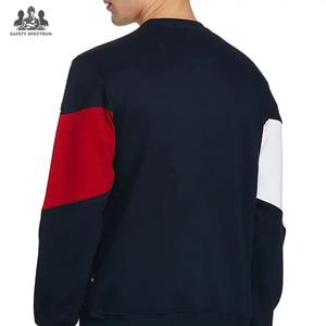 Sweat-shirt décontracté pour homme à col rond, manches longues, uni, 100% coton, hiver, OEM, impression numérique personnalisée, imperméable, écologique - Product Image 2