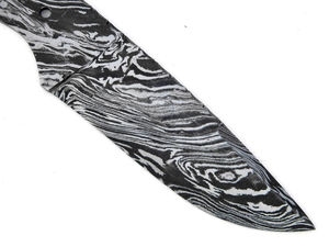 OEM 2024 recién llegado personalizado hecho a mano de acero de Damasco cuchillo de cocina hoja en blanco con Funda de cuero al por mayor para uso en la cocina - Product Image 2