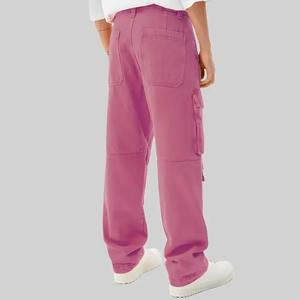 Pantalones Cargo informales para hombre, pantalones de lona personalizados al por mayor para trabajo al aire libre con bolsillos laterales grandes - Product Image 2