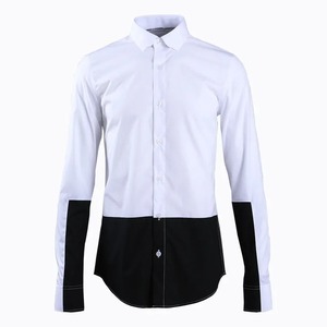 Chemise tendance pour homme, couleur blanche, vêtements de marque en provenance de Chine, chemisier masculin à la mode, style moderne, col en coton, chemise de travail - Product Image 5