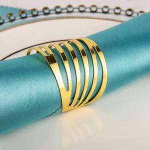 Anneaux de serviette décoratifs multicolores Matériau de haute qualité pour mariage, anniversaire et tout autre cadeau d'occasion - Product Image 4