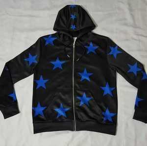 Sudadera con capucha con logotipo personalizado, forro de invierno, bordada, impermeable y anticontracción, tejida con patrón sólido - Product Image 3