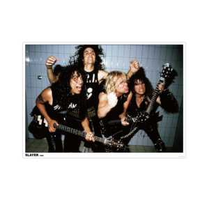 Póster Moderno Art Deco 1986 Slayer Demon, Enmarcado en Papel y Lienzo, Decoración de Pared con Marco Negro para Cumpleaños - Product Image 3