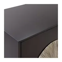 Armoire d'entrée Polaris à deux portes |   Meuble de rangement minimaliste pour salon
