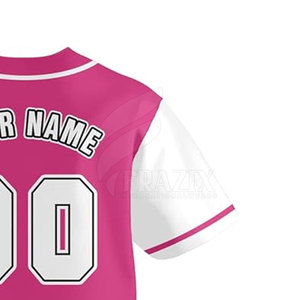 Maillot de baseball/softball pour homme, nouvelle arrivée, respirant, séchage rapide, vêtements d'entraînement sportif, 100% polyester, personnalisable - Product Image 6