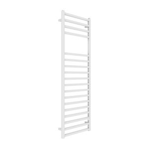 Bianco opaco portasciugamani per mobili termici a forma quadrata riscaldatore da bagno per bagni-misure... - Product Image 1
