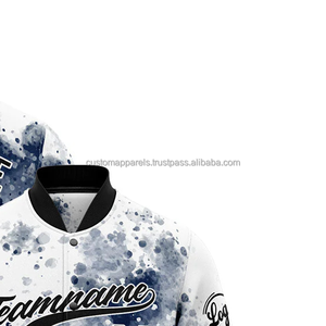 แจ็กเก็ตทีมตัวแทนของผู้ชายดีไซน์ล้ำงานตามสั่งมีคอตั้งตกแต่งด้วยการปักโลโก้ด้านหน้าสำหรับ MCACVJ-231ยี่ห้อ - Product Image 4