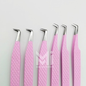Pince à cils professionnelle japonaise en acier inoxydable de marque privée populaire cils de soins de beauté antistatiques durables de précision - Product Image 4