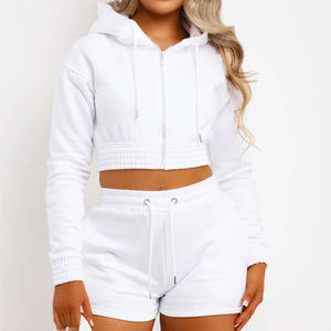 Nouveau Élégant Pas Cher Vente Chaude Crop Top Nouvelle Arrivée Meilleure Mode Femmes Crop Tops Hoodies Plus La Taille Respirant Crop Hoodies - Product Image 1