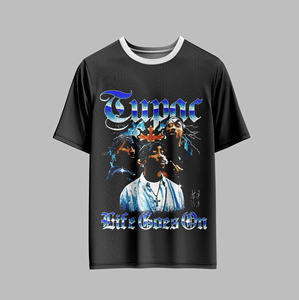 T-shirt unisexe de haute qualité 100% coton T-shirt Streetwear personnalisable lourd pour l'impression en vrac - Product Image 2