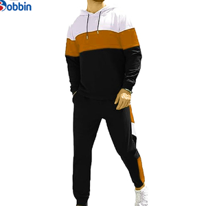 Ensemble de survêtement de qualité supérieure avec logo personnalisé, ensembles de baseball classiques pour hommes, sweats à capuche et pantalons de jogging, sweats à capuche patchwork, ensemble de sport - Product Image 1