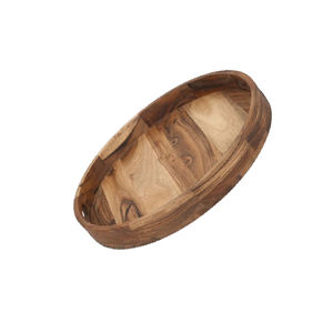 Platos decorativos de Navidad rústicos para celebraciones navideñas, bandejas decorativas de gran venta para mesa, bandejas navideñas de llegada caliente - Product Image 5