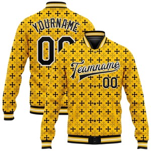 Custom Logo Embroidered Anti-Bacterial Stand Collar Men's Winter Cotton Varsity <b>Jacket</b> - Product Image 3