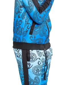 Conjunto de chándal para hombre con chándal de poliéster de peso pesado conjunto de gimnasio último diseño chándal de 2 piezas - Product Image 4