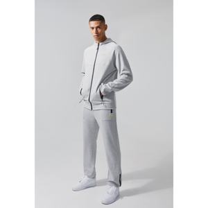 Ensemble de survêtements personnalisés de haute qualité pour hommes, sweat à capuche zippé et survêtement de pantalon de jogging en coton - Product Image 1