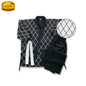 Traje de Hapkido negro personalizado para artes marciales con cinturones para entrenamiento de adultos con tamaño y logotipo personalizados al por mayor - Product Image 2