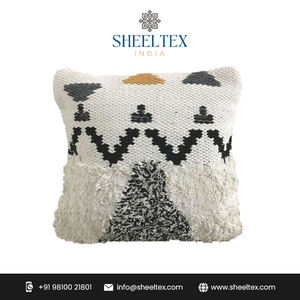 Meilleur ensemble de coussins de taie d'oreiller en coton Boho de luxe Taille personnalisée pour la décoration de la maison Hôtel Hôpital Utilisation avec motif imprimé - Product Image 5