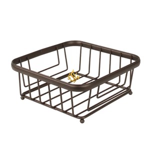 Porte-serviettes de forme carrée rustique couleur noire enduit de poudre dernière arrivée fil de fer fait accessoires de porte-serviettes de comptoir - Product Image 6