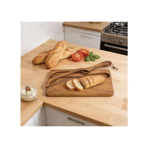 Cuchillo de madera para pan de masa madre, tabla recogedora de migas, juego de <span class=keywords><strong>cuchillos</strong></span> artesanales - Product Image 1