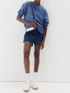 Sudaderas de cuello redondo de gran tamaño de alta calidad para mujer, jersey liso de manga larga, venta al por mayor, estampado de lavado ácido de invierno de talla grande - Product Image 3