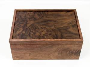 Urne funéraire américaine en acier inoxydable pour cendres humaines, commémoration d'animaux de compagnie, finition bois naturel écologique, 220 pouces cubes - Product Image 4