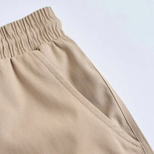 NH69 pantalones cortos casuales hechos de algodón elástico suave transpirable con una cintura elástica y cierre de botón diseñado para la comodidad - Product Image 2