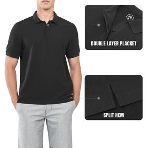 Chemises polo de haute qualité 100% coton, tailles grandes, t-shirts décontractés, polo personnalisé, broderie 3D, manches courtes, chemises polo pour hommes - Product Image 6