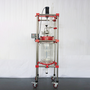 30L hai lớp kính lò phản ứng sắc tố tự động khai thác thiết bị với động cơ động cơ PLC thành phần - Product Image 2