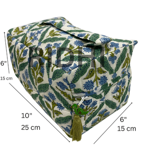 Bolsa de Viaje Acolchada de Algodón Verde Marino Sostenible, Reutilizable, Ecológica, Grande, de Alta Calidad, para Compras Diarias - Product Image 2