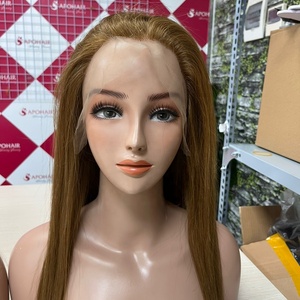 วิกผมตรงขายส่ง100% มนุษย์ผมต่อมัดผม HD ลูกไม้มนุษย์วิกผมโรงงาน Apohair - Product Image 6