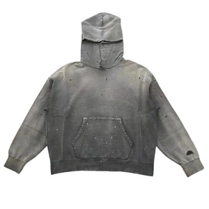 Vintage soleil délavé à l'acide lavé en détresse rue porte des sweats à capuche et sweat-shirt logo de couleur personnalisé et tailles disponibles - Product Image 6