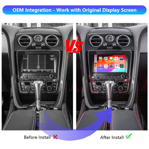 Adaptateur sans fil CarPlay Flying Upgrade, module décodeur Android Auto, kit d'interface pour Bentley Flying 2012 - 2019 - Product Image 2