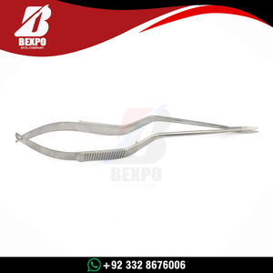 Tijeras Microquirúrgicas Yasargil Premium de Acero Inoxidable de Alta Calidad, Reutilizables, Forma de Bayoneta, Instrumentos de Microcirugía Superiores - Product Image 2
