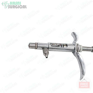 Seringue réglable de dose d'instruments vétérinaires manuels réutilisables de source d'alimentation par Hasni Surgical - Product Image 4