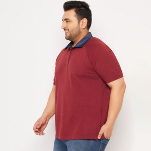 Camiseta bordada de golf para hombre con logotipo personalizado para camisetas de polo Jersey de poliéster de algodón oscuro sólido de alta calidad tamaño y color personalizados - Product Image 2