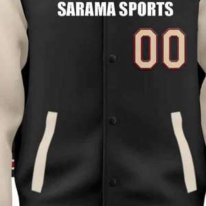 Chaquetas Letterman Personalizadas de Primera Calidad al por Mayor, Chaqueta Universitaria de Béisbol Ajustada para Hombre - Product Image 3