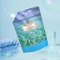 Emballage personnalisé en plastique PE pour aliments, sacs de lessive, pochettes à bec verseur rechargeables, sacs liquides jetables