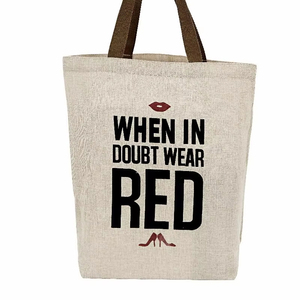 Bolsa de compras de yute personalizada, bolsa de supermercado reutilizable para mujer en varios tamaños, estilos, diseños y colores con impresión de logotipo - Product Image 2