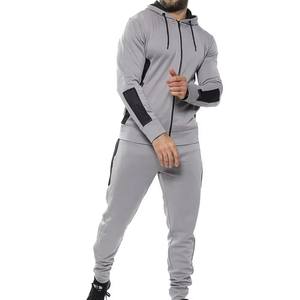 Top tendance grande taille hommes fermeture éclair survêtement Logo personnalisé Gym vêtements actifs solide pour la course d'été meilleure vente sports d'été - Product Image 6
