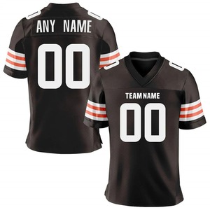 Maillot de football américain personnalisé personnalisé maillot de football américain brodé nom de l'équipe numéro cousu maillot de jeu en plein air hommes - Product Image 2