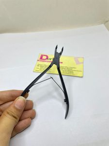 Best Sustainable Quality Black Plasma Cuticle Nail Nipper Stainless Steel Sharp Nail Clipper for Ingrown Toenails Manicure <b>Tool</b> - Product Image 6